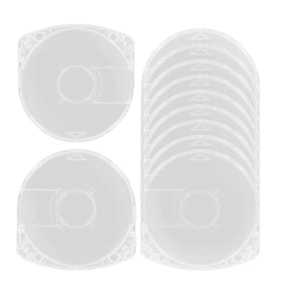 10PC Replacement Transparent UMD Game Disc Case Shell for Sony PSP1000/2000/3000
