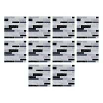 10PC Self-Adhesive Wall Tile Stickers Home Decor Kitchen Bathroom Peel Stick Tiles - Wipeable Easy Installation(A-5.9*5.9-10pc)