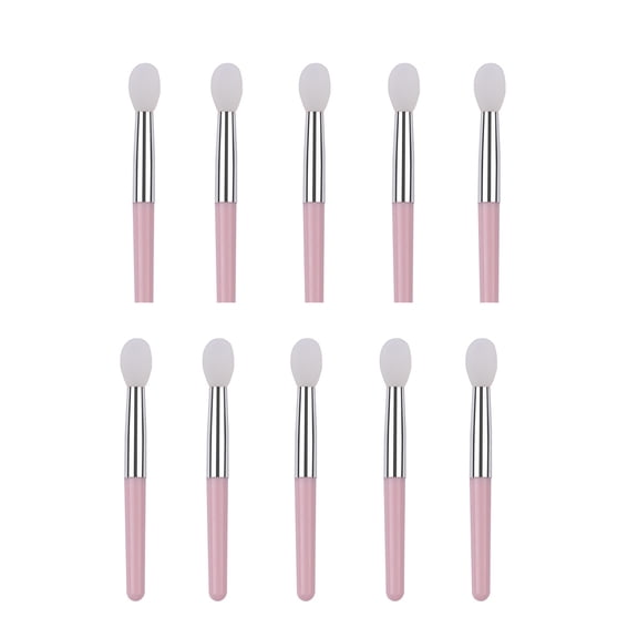 10PC Silicone Lip Makeup Brushes Gentle Application Tool Quick Clean Design for Detailed Lipstick Blending