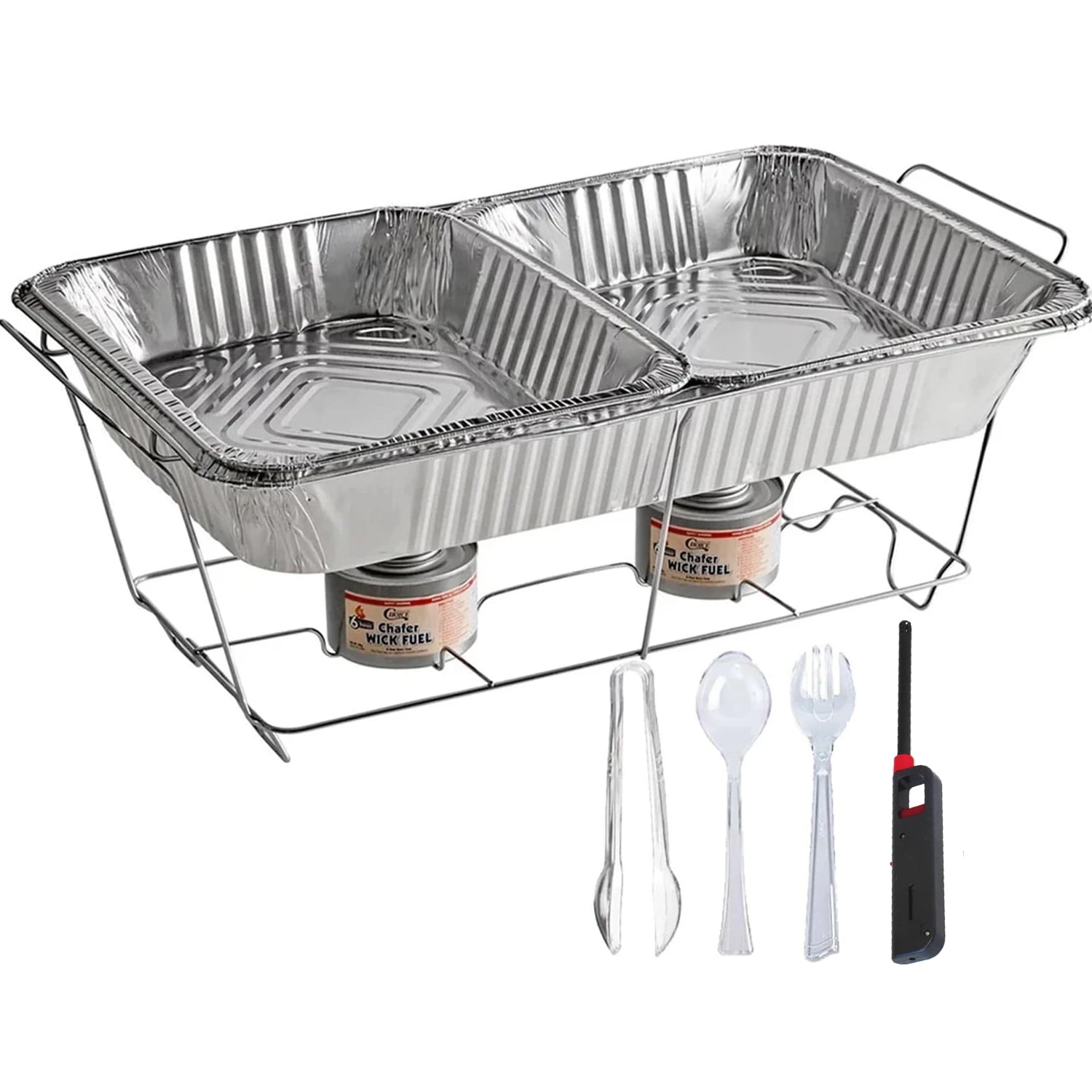 Aluminum Full Chafing Dish Steam Pan Silver | Party Supplies | Party