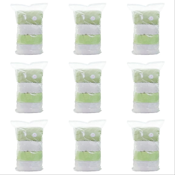 10PC Vacuum Storage Bags, Large Plastic Storage Bag for Storing Clothes Blankets Compression Empty Bag Travel Accessory, No-Pump Press and Seal Compression,31.5x39.4 Inch