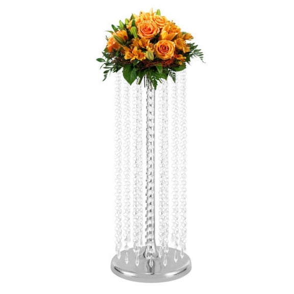10PC Wedding Centerpieces Vases 23.6in Tall Crystal Flower Decorative Vase Stand