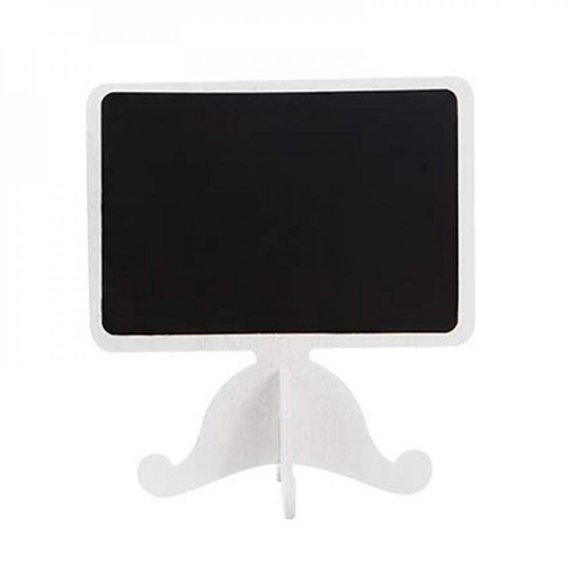 10PC/lot Mini Chalkboard,Wooden Standing Design Chalkboard Tabletop Ornament,Wooden Framed Chalkboard Table Displays Message Board for Bedroom Home Office Table Decor