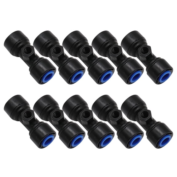 2 Branch Pipe Mistering Cooling Connector Misting Nozzles Tees Low-Pressure 10PCS