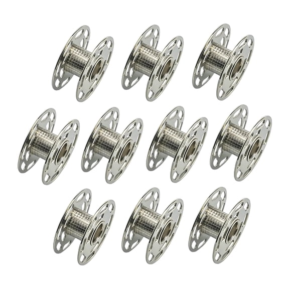 (10PCS) 0060265000 Metal Bobbin Fit Bernina 1000, 1000S, 1001, 1070, 1630, Artista 180, Aurora 435, B560 Sewing Machines