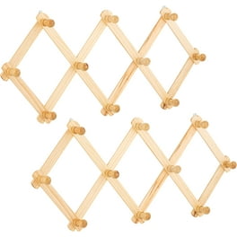 Spectrum Diversified Wall Mounted 7 Peg Wood Hook Rack for Entryway Closet Bathroom White Walmart