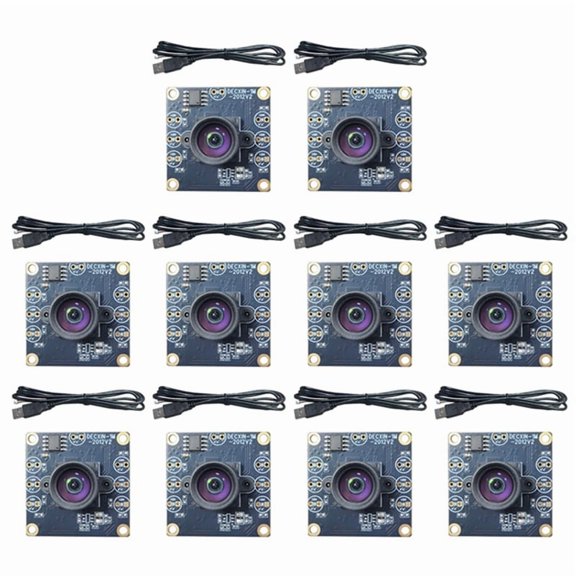 10PCS 100 Degree Camera Module 1MP OV9732 1280x720 USB Free Driver Manual Focus with 0.6 Meter Cable for WinXP/7/8/10