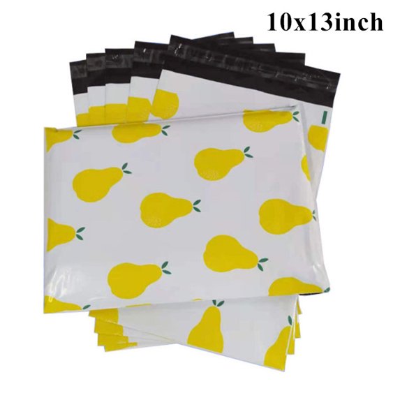 10PCS 10x13" Purple Poly Mailer Adhesive Envelope Bags Portable T-shirt Dress Underwear Gifts Boxes Packaging Shipping Pouches (Style I,10PCS)