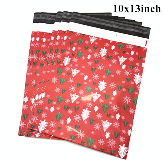 10PCS 10x13" Purple Poly Mailer Adhesive Envelope Bags Portable T-shirt Dress Underwear Gifts Boxes Packaging Shipping Pouches (Style Q,10PCS)