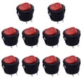 thumbnail image 1 of 10PCS 12v Round Rocker Switch ON/OFF 2 Pin SPST Camper Van Caravan Motorhome, 1 of 11