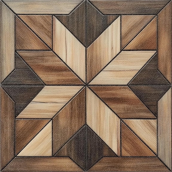 10PCS 12x12 Inch Rustic Wood Grain Look Peel and Stick Floor Tiles Removable Self Adhesive Vinyl Flooring Stickers for Bathroom Kitchen Bedroom Entryway Home Decor