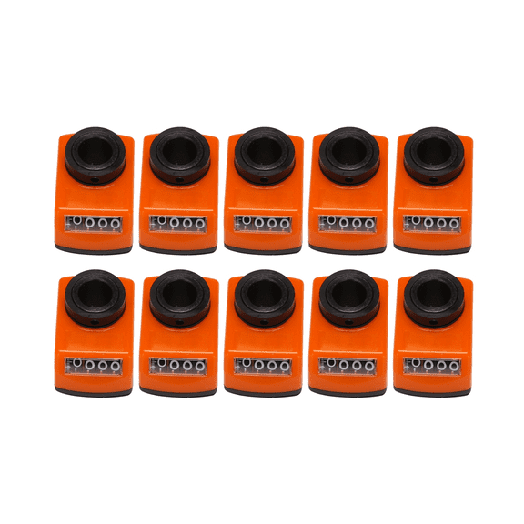10PCS 14mm Position Indicator Counter 4-Digit Position Display Digital Position Indicator Machine Tool Counter,10 * Position indicator,Orange & black