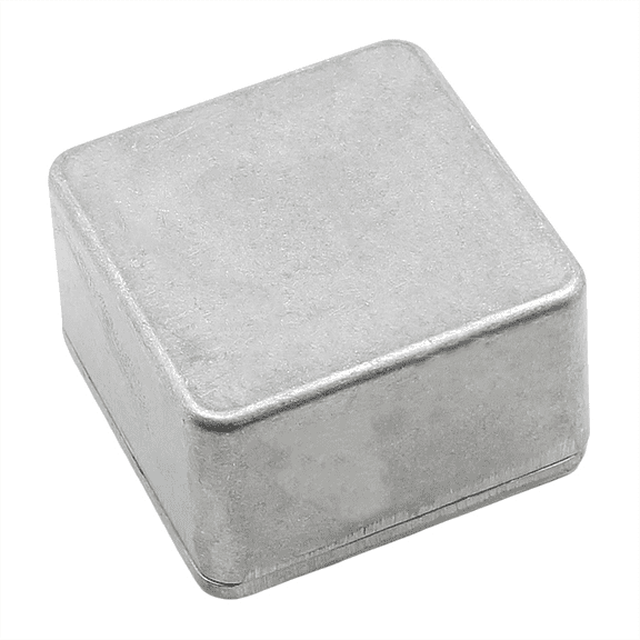 10PCS 1590LB Guitar Effect Pedal Enclosure Diecast Metal Aluminum Stomp Box 1.99x1.99x1.22 Inches