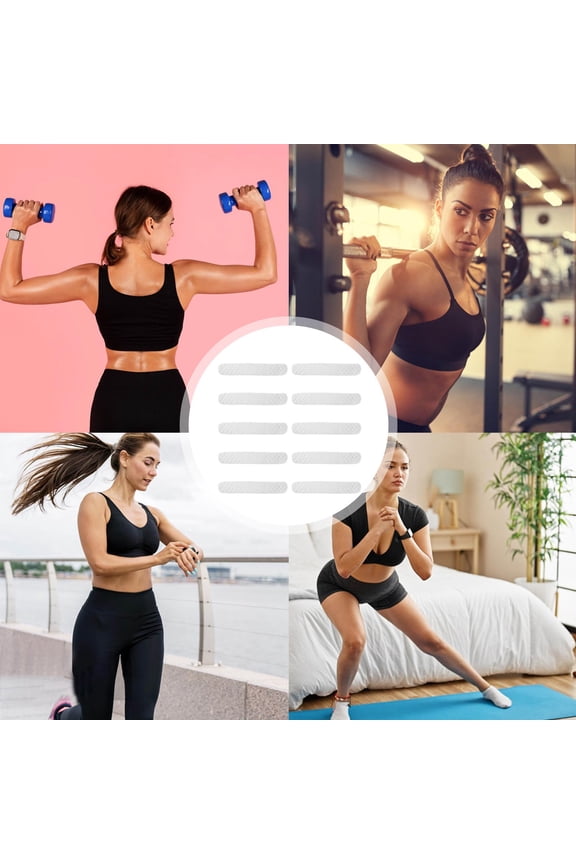 10PCS 17.3in Sweat Pads for Bras, Cotton Bra Liners Under Bra Pads To Absorb Sweat, Cotton Women Tummy Liners, Reusable Sweating Supplies