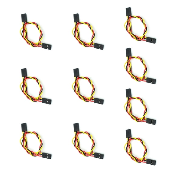 10PCS 2.54mm Jumper Wires With Pre Crimped 22AWG Cables Double Head For Auditory Devices And Circuit Assembly