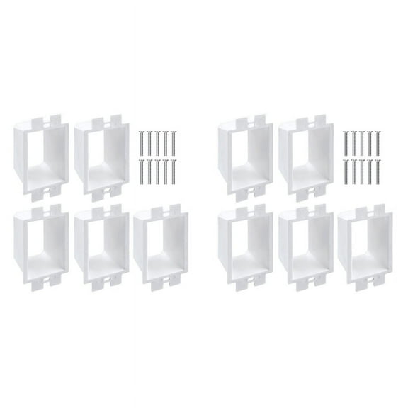 10PCS -2 Electrical Outlet Box Extenders with 20PCS Screws, 1-Gang Extender Single Gang