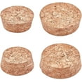 thumbnail image 1 of 10PCS 2 Sizes Large Wooden Tapered Cork Plugs 1.5 to 1.9 Inch Diameter Cork Bottle Stoppers Wine Bottle Cork Lids Natural Soft Wood Replacement for Wine Beer Bottle Glass Bottles Ornaments, 1 of 9