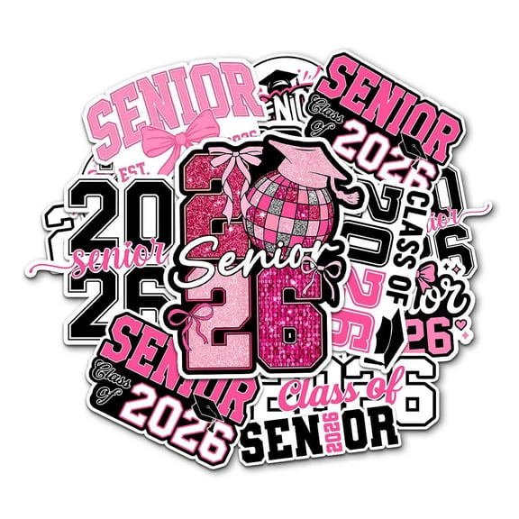 2026 Graduation Card Making Stickers 10PCS Decorative PVC Sheets