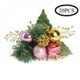 thumbnail image 1 of 10PCS/20PCS Berry Stems Pine Branches Christmas Berries Décor Artificial Pine Cones Branch Craft Wreath Pick & Winter Holiday Floral Picks Holly Stem for Decoration DIY Xmas Garland Crafts, 1 of 6