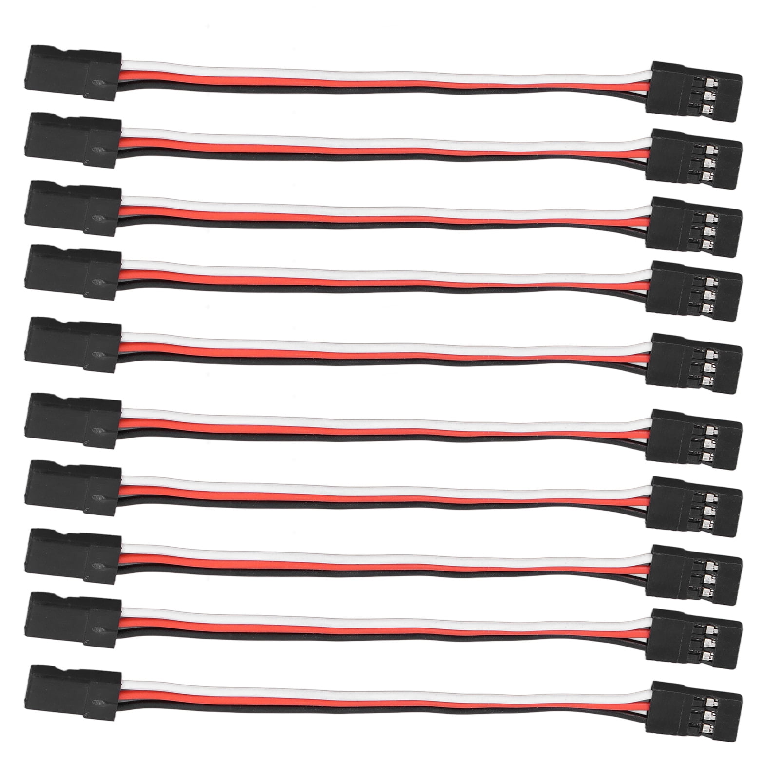 10PCS 3 Pin Servo Extension Cable Model Car Servo Driver Connection ...