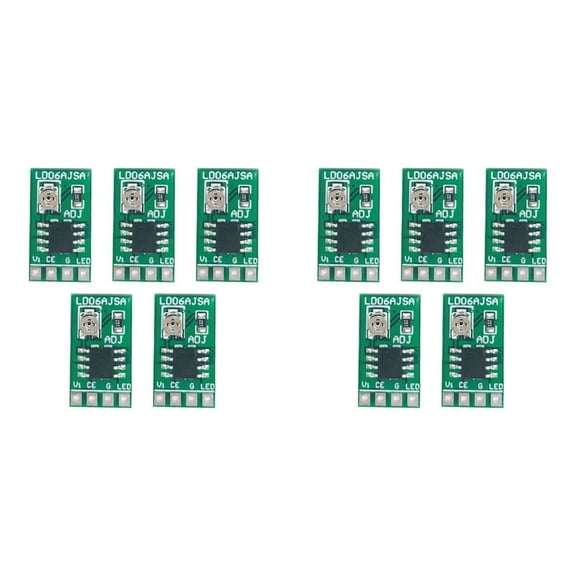 10PCS 30-1500MA Adjustable Constant Current LED Driver DC 3.3V 3.7V 4.2V 5V PWM Control Board Buck Power Module