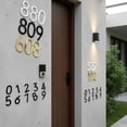 10PCS 3D Acrylic Door Numbers Self Adhesive Address Sign Premium ...