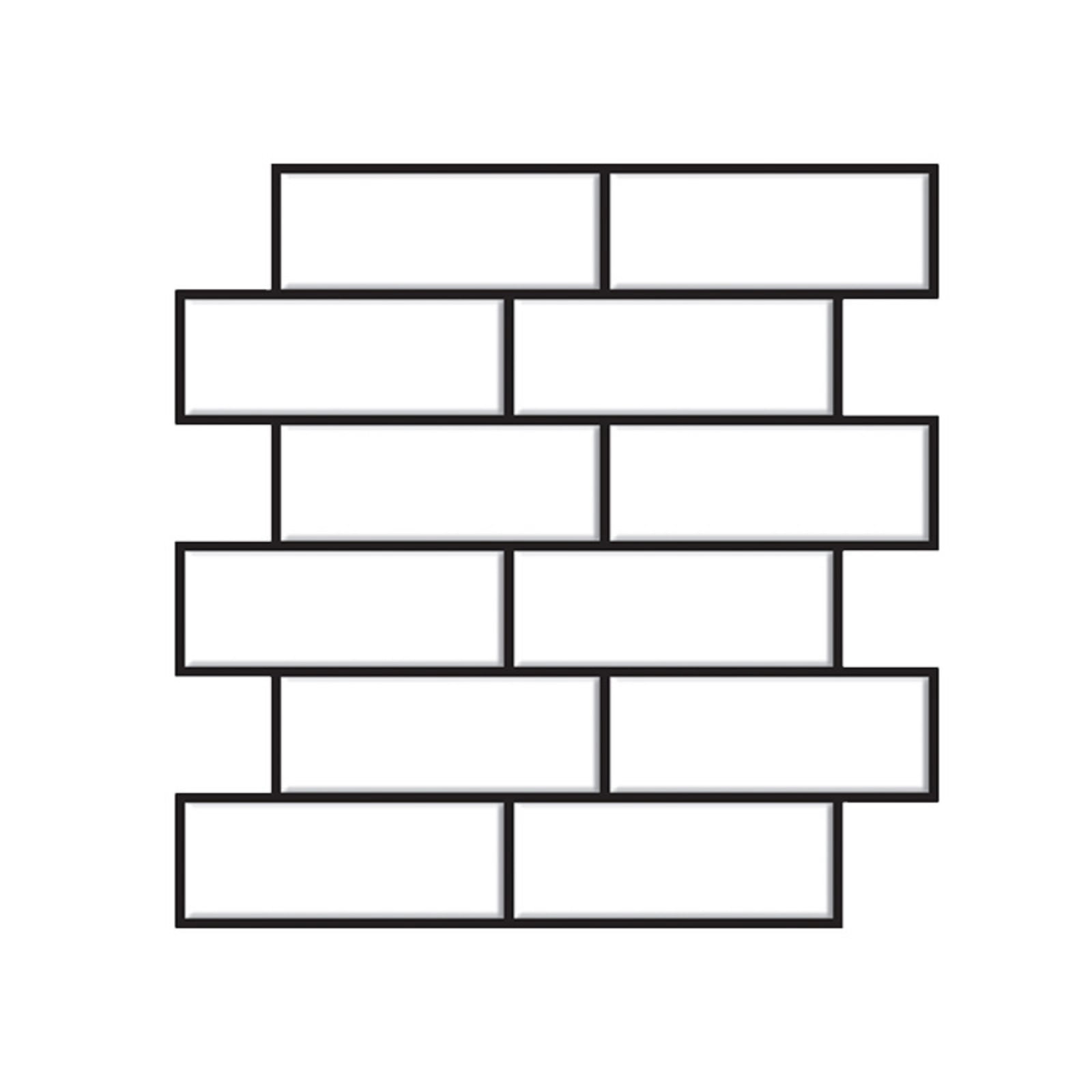 10PCS 3D Brick Wall Stickers, Art SelfAdhesive Foam Brick Wall Panel