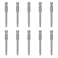 10PCS 3mm Head Screwdriver Bits Electric Hex Socket S2 Alloy