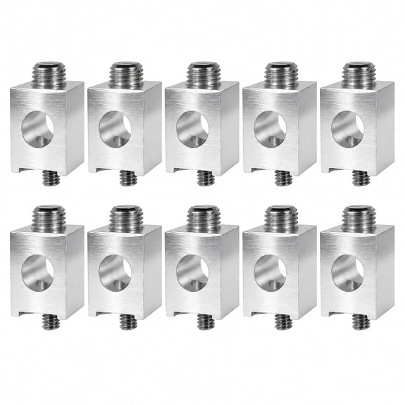 10PCS #4-2/0 Neutral Lug Kit, Aluminum Grounding Lug with Screws, Ground Lug for Electrical Panel, Circuit Breaker, Wire Connection, 2/0 Neutral Lug Replacement