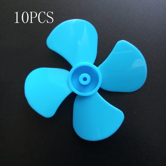 10PCS 4 Blade Propellers, 60mm DIY Motor Props for RC Helicopter Plane Car Boat Model Making Propeller Blades Replacement(Sold without manufacturer warranty)