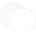 thumbnail image 1 of 10PCS 4 Inch Clear Acrylic Sheet Round Circle Dis Acrylic Sheet for Decoration Office Sign Coasters and Other DIY Project 3mm Thick, 1 of 8