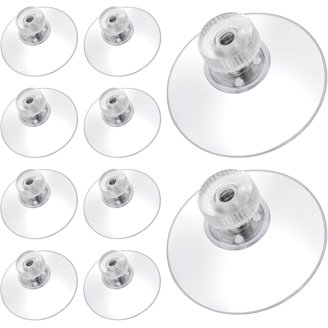 10 Pcs Strong Suction Cups for Windows Small Glass Suckers Attaching