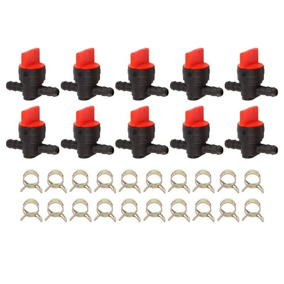10PCS 494768 698183 Shut Valve with Clamp for 1/4 inch Line Lawnk3328