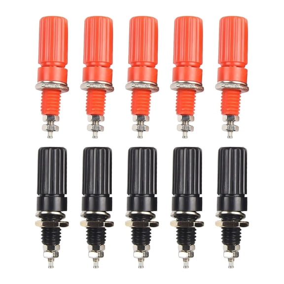10PCS 4MM Banana Socket Binding Post Banana Plug Electrical Connector Terminal