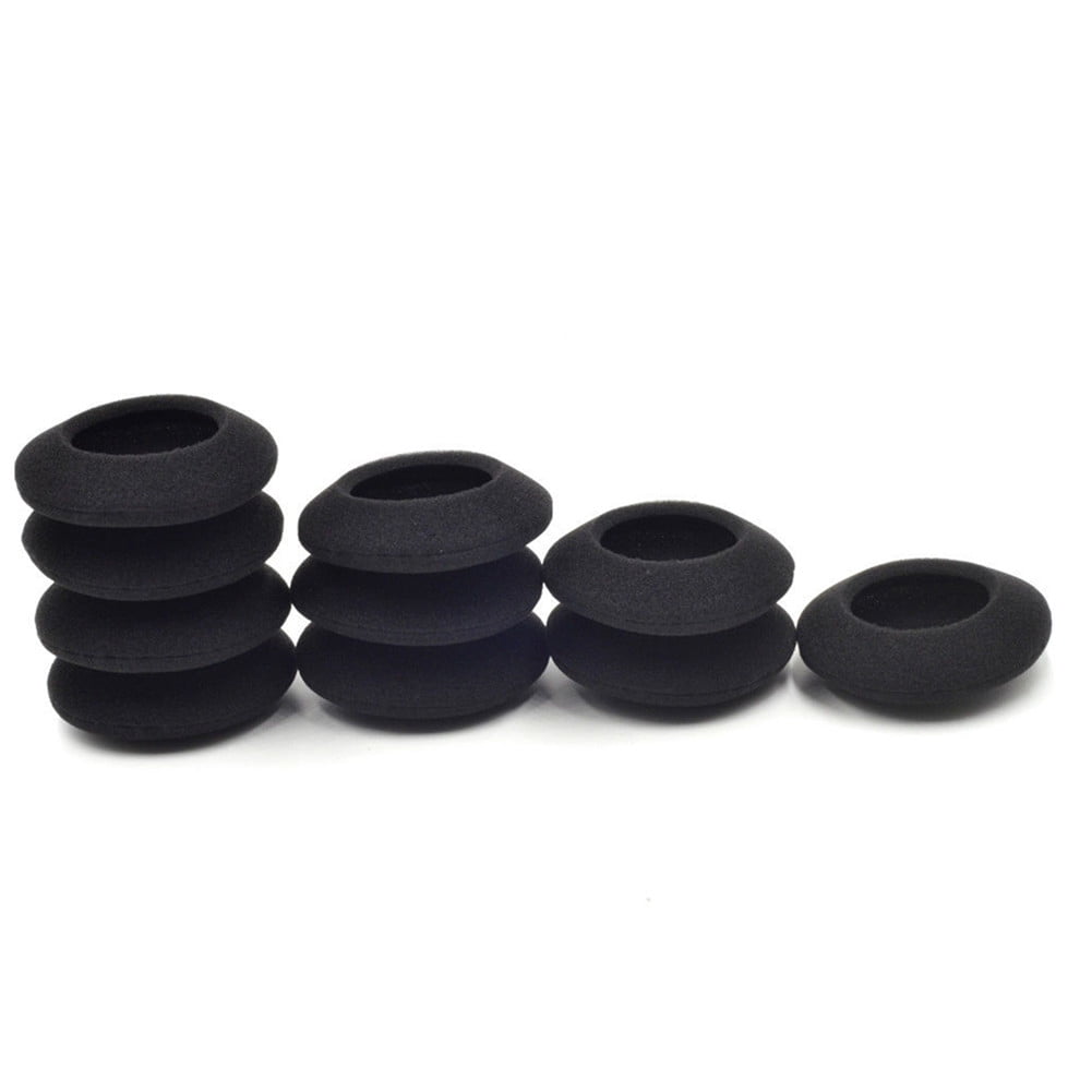 10PCS 4MM Black Foam Cushion Ear Pads Replacement Spare Parts For