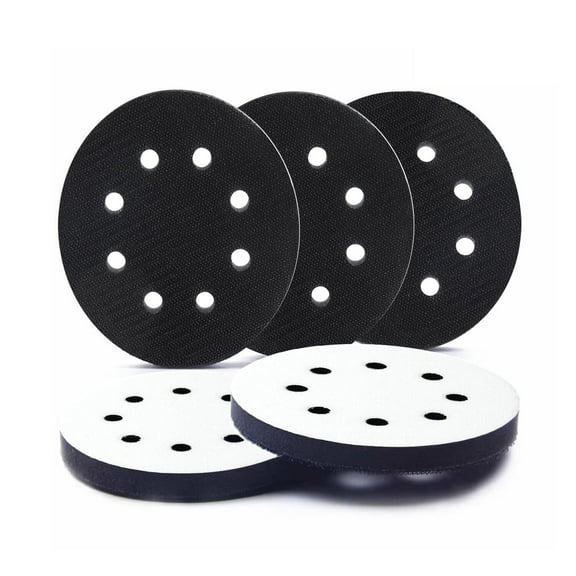 10PCS 5 in Hook Loop Sanding Disc Soft Foam Interface Sander Buffer Backing Pad