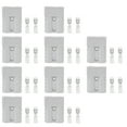 10PCS 50A 600V Battery Power Connector, 16mm² 6AWG Heavy Duty Cable