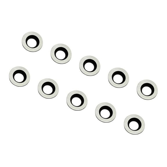 10PCS 8.9mm Round Carbide Inserts Ci5 for Woodturning Tools, Indexable