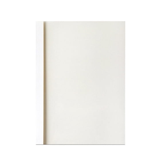 10PCS A4 Hot Melt Thermal Binding Cover, Transparent Front Cover and White Back Cover