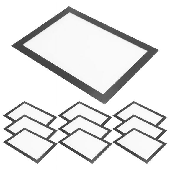 10PCS A5 Magnetic Diamond Art Frames, Self Adhesive Picture Frame Frames Display Black