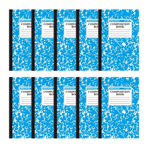 10PCS A5 Sewing Notebook 30 sheets 60 Pages Exquisite Patterned Notebook(Blue)