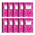 thumbnail image 1 of 10PCS A5 Sewing Notebook 30 sheets 60 Pages Exquisite Patterned Notebook(Hot Pink), 1 of 9