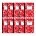 thumbnail image 1 of 10PCS A5 Sewing Notebook 30 sheets 60 Pages Exquisite Patterned Notebook(Red), 1 of 9