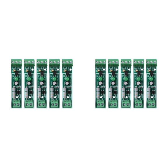 10PCS AC 220V Optocoupler Isolation Module Voltage Detector Board TTL 3-5V SCM Testing for Microcontroller Adaptive PLC