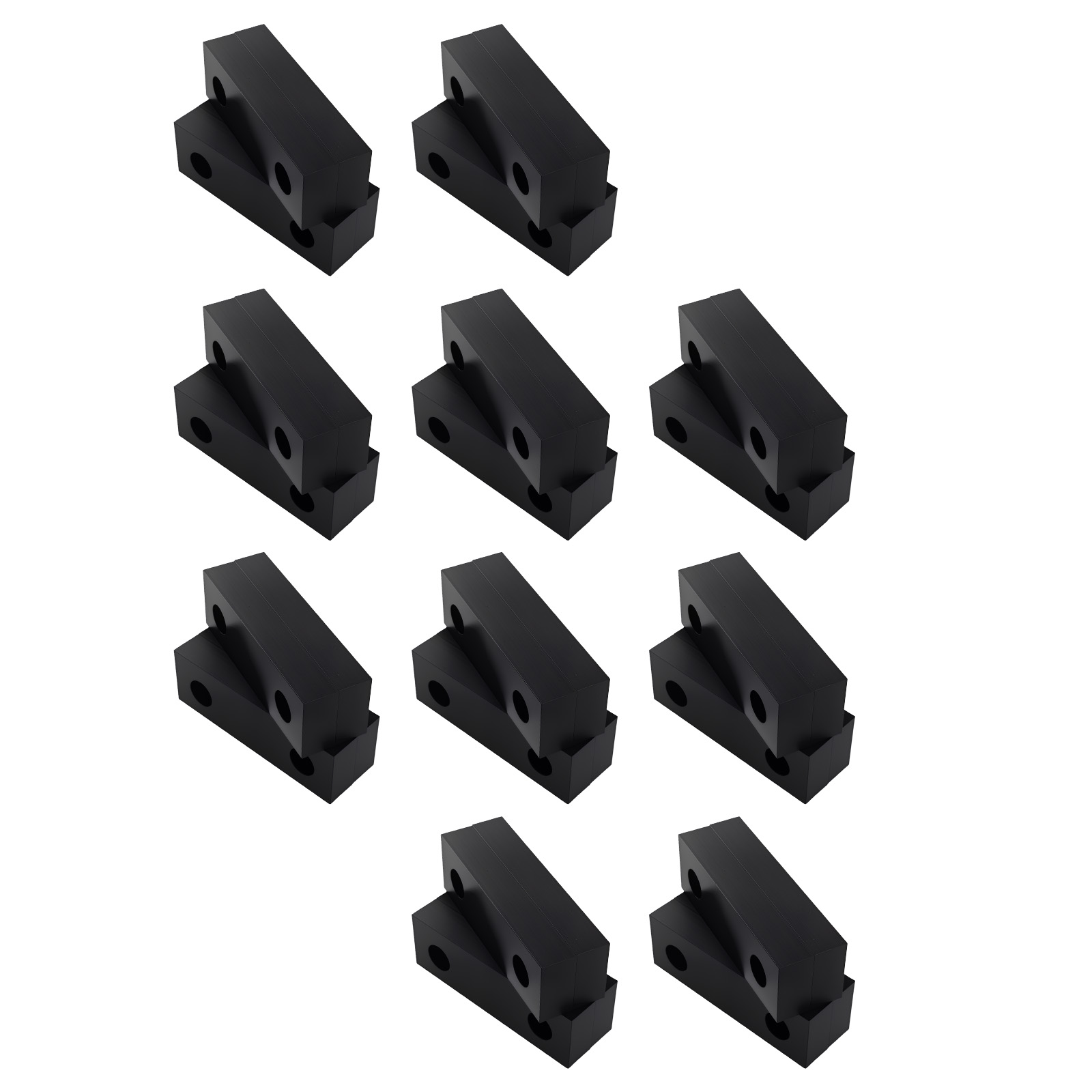 10PCS Aluminum Soft Jaws for Kurt Anglock Vise Universal Replacement ...