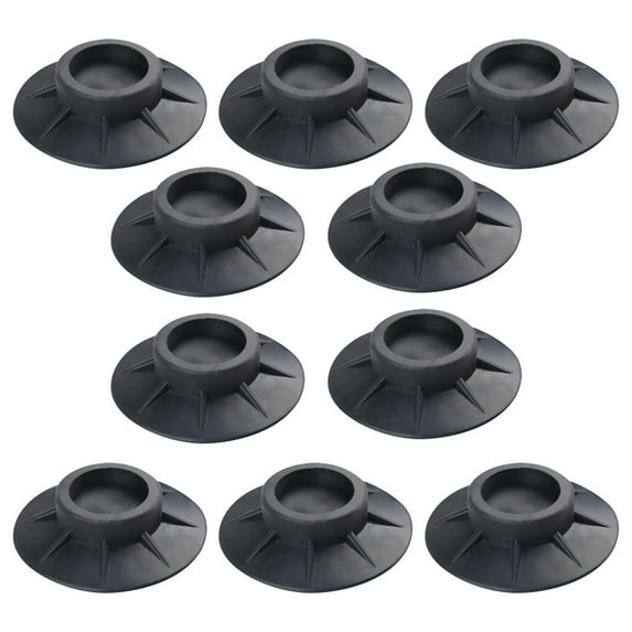 Black Non-slip Rubber Washer Pads for Washing Machine Legs with Great Damping Effect and Waterproof