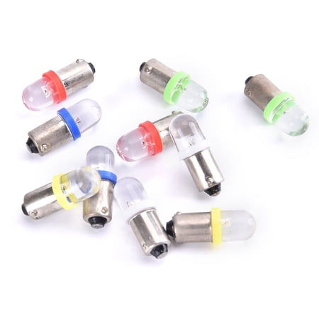10PCS BA9S LED Bulbs Car Instrument Cluster Lights Dashboard Lamp Interior Light