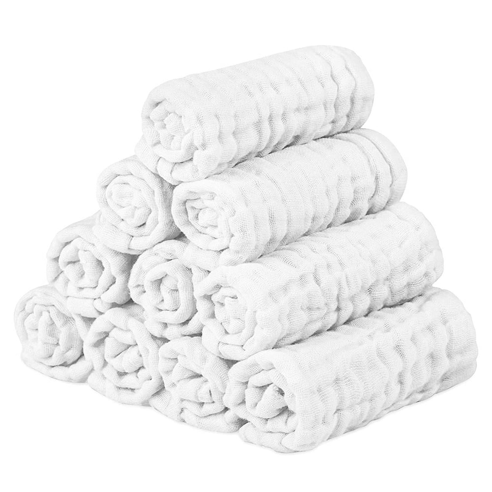 10PCS Baby Bath Towel for Face New Born Kids Towel Children Cotton Hand ...
