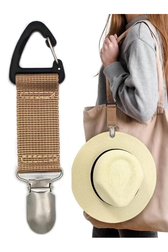 10PCS Bag Hat Clip For Traveling Hanging On Bag Handbag Backpack Luggage For Travel Backpack Outdoor Travel Beach Hat Companion Accessories Travel Accessories