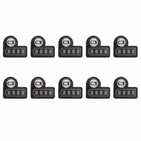 10PCS Battery Level Indicator Label Battery Capacity Light Sticker Button Decal for BL1830 BL1430 18V Lithium Battery